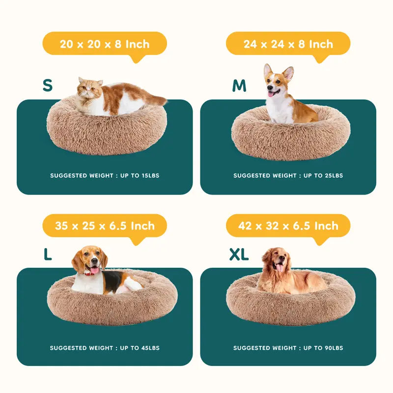 Sweetcrispy Large Orthopedic Memory Foam Sofa Bed for Dogs - 3-Sided Bolsters, Waterproof Fleece Detachable Cover, Non-Slip Base, Joint Relief, Extra Neck & Head Support, 20.0" L x 24.0" W x 8.0" H