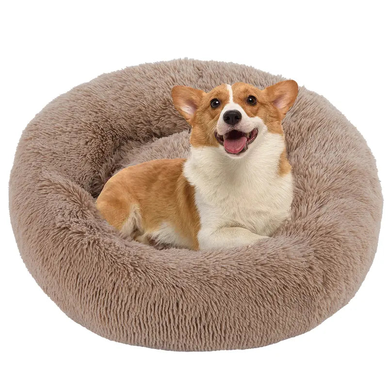 Sweetcrispy Large Orthopedic Memory Foam Sofa Bed for Dogs - 3-Sided Bolsters, Waterproof Fleece Detachable Cover, Non-Slip Base, Joint Relief, Extra Neck & Head Support, 20.0" L x 24.0" W x 8.0" H