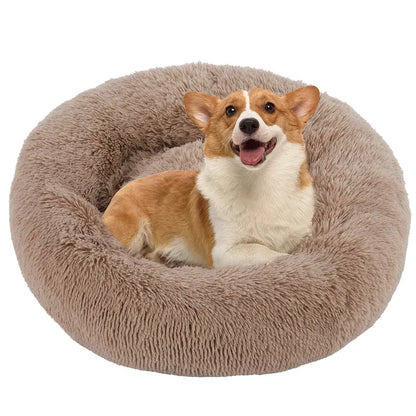 Sweetcrispy Large Orthopedic Memory Foam Sofa Bed for Dogs - 3-Sided Bolsters, Waterproof Fleece Detachable Cover, Non-Slip Base, Joint Relief, Extra Neck & Head Support, 20.0" L x 24.0" W x 8.0" H