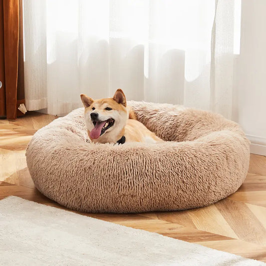 Sweetcrispy Large Orthopedic Memory Foam Sofa Bed for Dogs - 3-Sided Bolsters, Waterproof Fleece Detachable Cover, Non-Slip Base, Joint Relief, Extra Neck & Head Support, 20.0" L x 24.0" W x 8.0" H